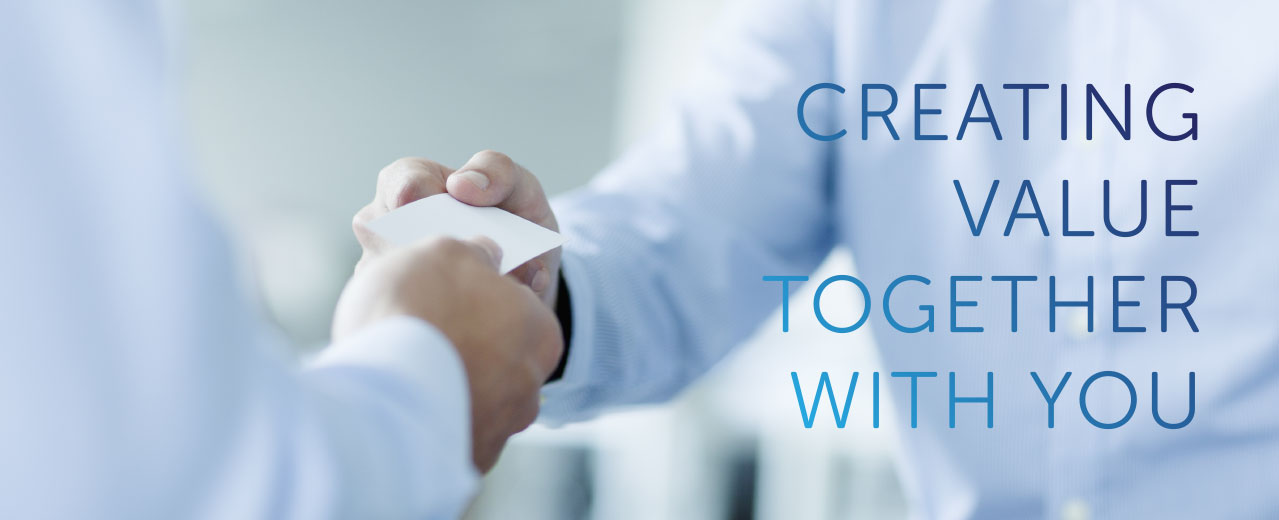 Creating value together with you